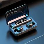 BTH-F9-5 TWS Bluetooth 5.1 Sports Earbuds – Waterproof, Deep Bass, LED Display Case Price in Bangladesh