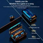 BTH-F9-5 TWS Bluetooth 5.1 Sports Earbuds – Waterproof, Deep Bass, LED Display Case Price in Bangladesh