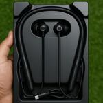 Wireless Bluetooth Earphone ENC Noice Cancellation Silicon Neckband
