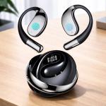 YYK-Q93 Wireless Ear Hook Earbuds – 360° Rotating Design, HiFi Stereo, Waterproof Sports Headphones