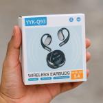 YYK-Q93 Wireless Ear Hook Earbuds – 360° Rotating Design, HiFi Stereo, Waterproof Sports Headphones